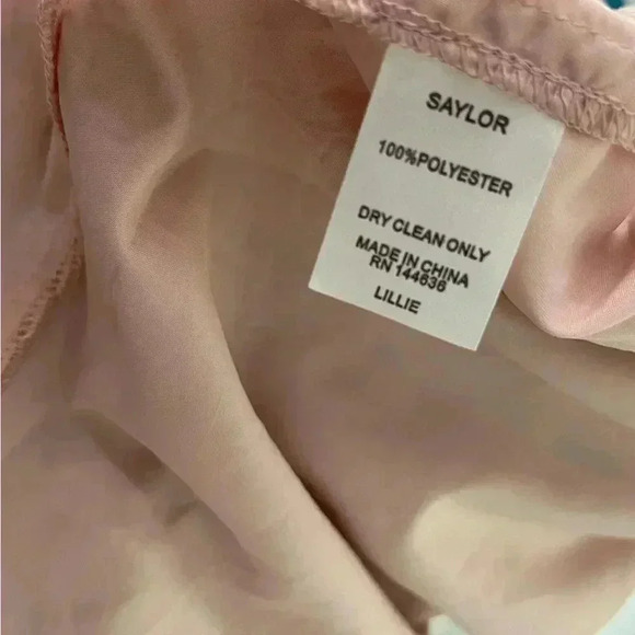 🌷 Host Pick 🌷 NWT! SAYLOR Lillie Dress in Ivory and Blush - Size Large - Picture 10 of 10